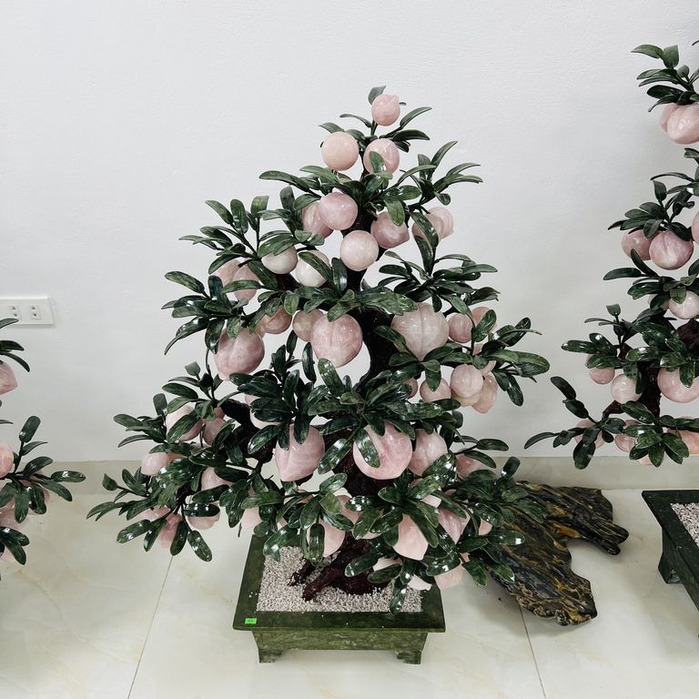 Cây đào đá phong thủy 88 đá tự nhiên với ý nghãi may mắn, phát tài