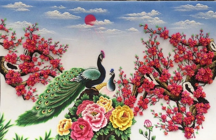 Những mẫu tranh đá quý giúp cân bằng năng lượng âm dương, cải thiện các mối quan hệ trong gia đình