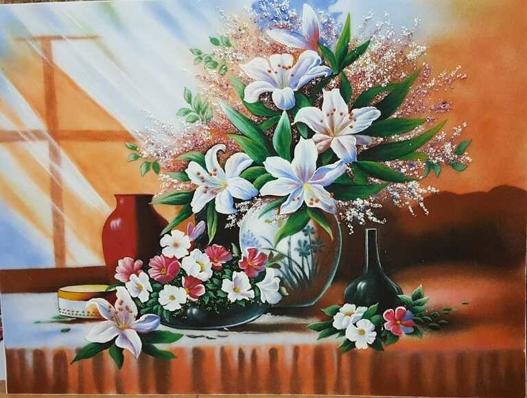 Lưu ý khi sử dụng tranh đá quý treo tường phòng bếp