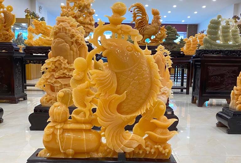 tuong ca chep phong thuy