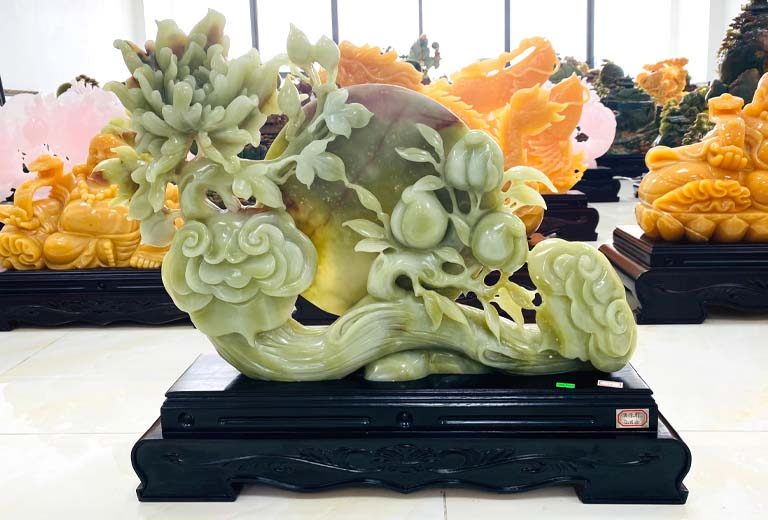 tuong hoa qua bang da phong thuy