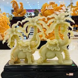 Hướng dẫn sử dụng tượng Voi đá trấn trạch trừ tà, cầu phúc