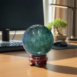 bi cầu fluorite xanh lá