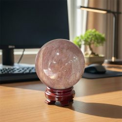 bi cầu gỗ hoá thạch đỏ nâu