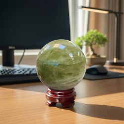 quả cầu thạch anh vàng chanh 2A