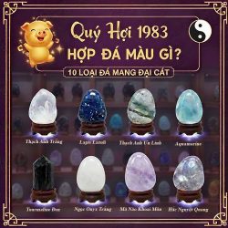 Quý Hợi 1983 hợp đá màu gì? 10 loại đá mang đại cát